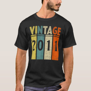 Fantastisk sedan 2011 elfte födelsedagen 11 år gam t shirt