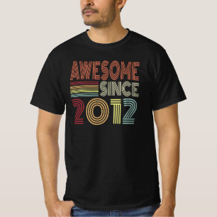 Fantastisk sedan 2012 föddes Retro 2012 T Shirt