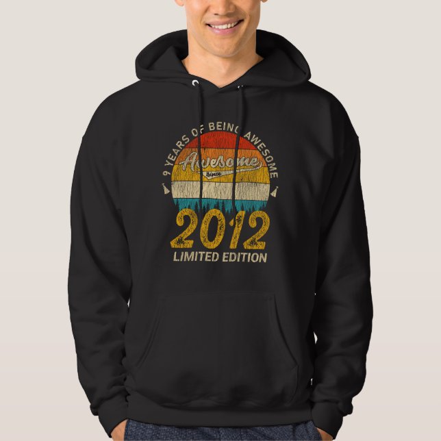 Fantastisk Sedan 2012 Limited Edition Födelsedagsp Hoodie (Framsida)