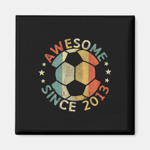 Fantastisk Sedan 2013 13-årsdag 13 År Gammal Fotbo Magnet