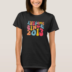 Fantastisk sedan 2013 9 år gammal retro-Vintage 9t T Shirt