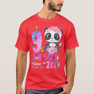 Fantastisk sedan 2013 Barn 9:e födelsedagen 9 år g T Shirt