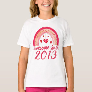 Fantastisk sedan 2013: Regnbåge 9:e födelsedag T Shirt