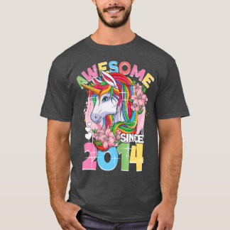 Fantastisk sedan 2014 Åttonde födelsedagstjudet Un T Shirt