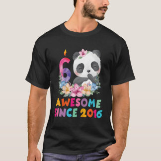 Fantastisk sedan 2016 6e 6 Panda Unicorn T Shirt