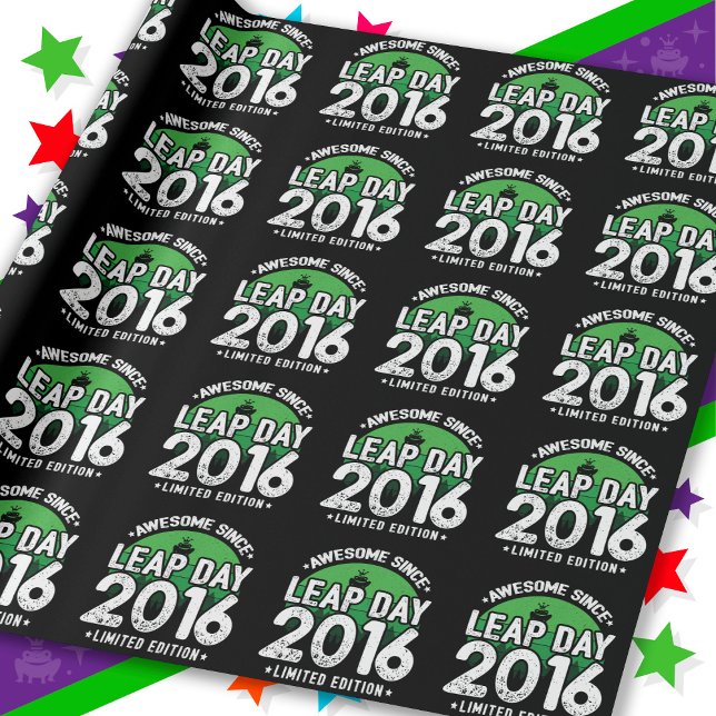 Fantastisk sedan 2016: Bladdagen 29 födelsedag Presentpapper (Skapare uppladdad)