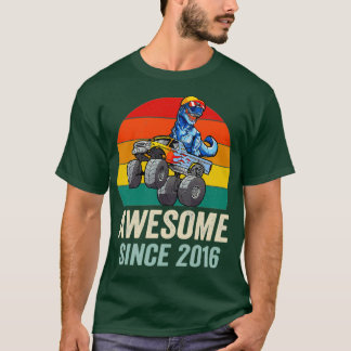 Fantastisk sedan 2016 Retro Sunset Dinosaur och Mo T Shirt