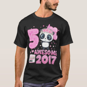 Fantastisk sedan 2017, 5 år gammal 5:e födelsedags t shirt