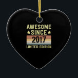 Fantastisk Sedan 2017 Födelsedag Julgransprydnad Keramik<br><div class="desc">1</div>