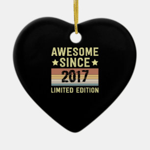 Fantastisk Sedan 2017 Födelsedag Julgransprydnad Keramik