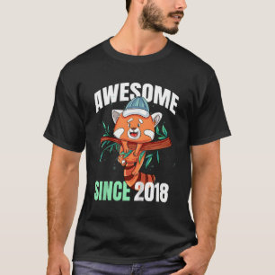 Fantastisk sedan 2018 5:e rödpanda t shirt