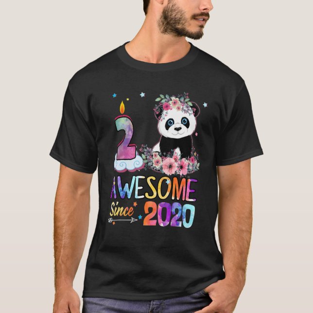 Fantastisk sedan 2020 2:a födelsedagen 2:a året ga t shirt (Framsida)