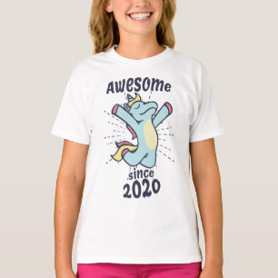 Fantastisk sedan 2020 - Barns födelsedag Unicorn T Shirt