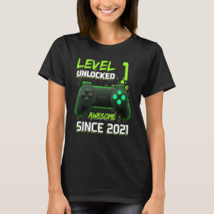 Fantastisk sedan 2021, ej låsta videospel på nivå t shirt