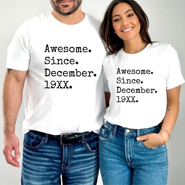 Fantastisk sedan Anpassningsbarna Personlig födels T Shirt (Skapare uppladdad)