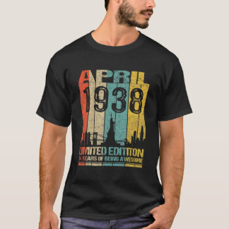 Fantastisk sedan april 1938: 84:e födelsedag Vinta T Shirt