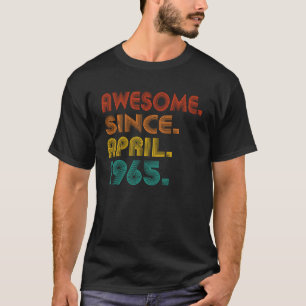 Fantastisk sedan april 1965 Födelsedatum 19 T Shirt