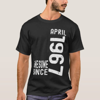 Fantastisk sedan april 1967, född i april 1967 Föd T Shirt