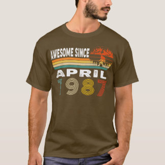 Fantastisk sedan april 1987 t shirt