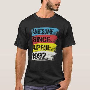 Fantastisk sedan april 1992 Aries Girl Taurus Kung T Shirt
