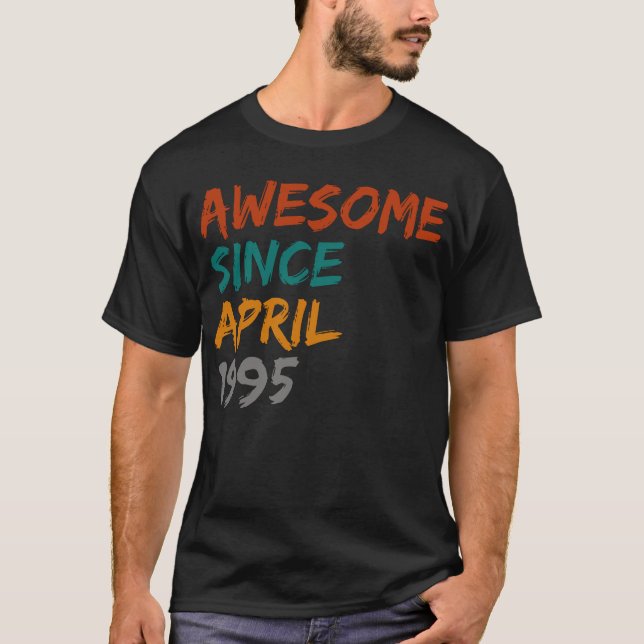 fantastisk sedan april 1995 t shirt (Framsida)