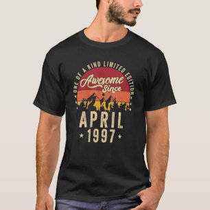 Fantastisk sedan april 1997, Vintage 25:e födelsed T Shirt