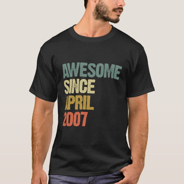 Fantastisk sedan april 2007 12 år gamla 12 år gaml t shirt (Framsida)