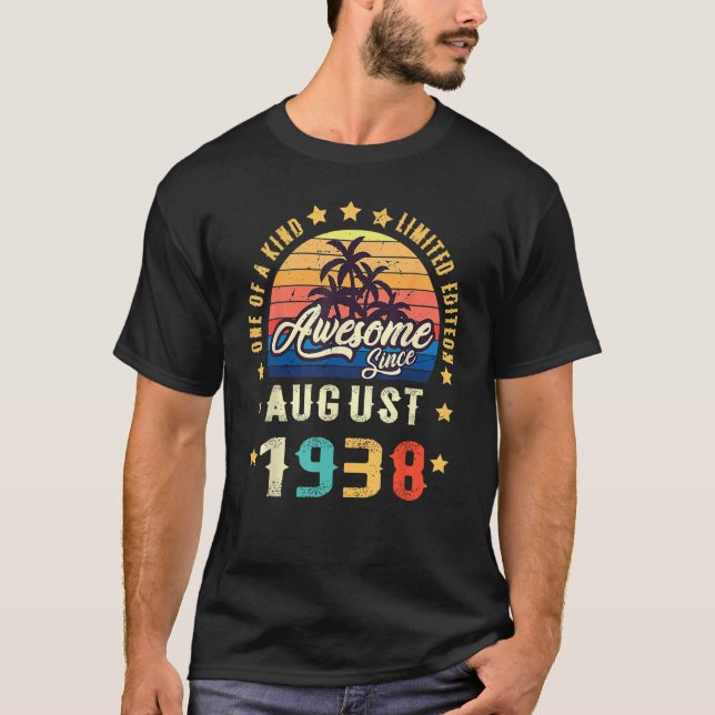 Fantastisk sedan augusti 1938 t shirt (Framsida)