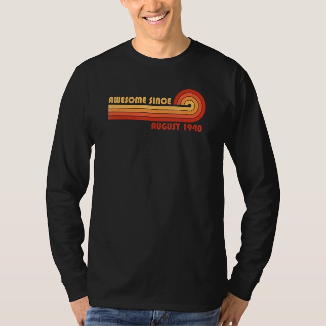 Fantastisk sedan augusti 1940 t shirt (Framsida)
