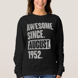 Fantastisk sedan augusti 1952 70 år gammal 70:e fö t shirt