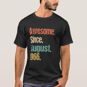 Fantastisk sedan augusti 1966 56:e födelsedag Vint T Shirt