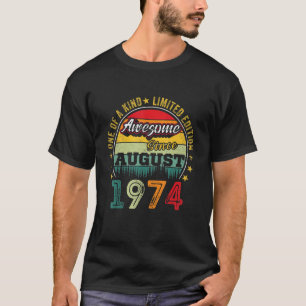 Fantastisk sedan augusti 1974 48 år gammal 48:e fö t shirt