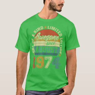 Fantastisk sedan augusti 1974 48:e födelsedagen 48 t shirt
