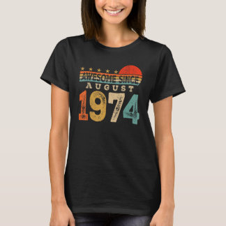 Fantastisk sedan augusti 1974 49 år gammal 49:e fö t shirt