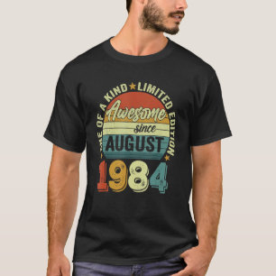 Fantastisk sedan augusti 1984 38 år gammal 38:e fö t shirt