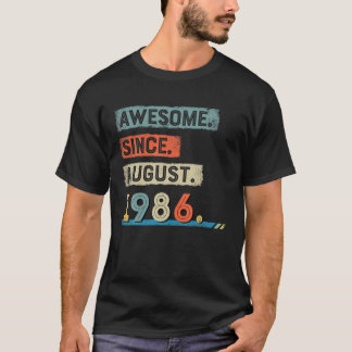 Fantastisk sedan augusti 1986 35e Birthday Manar T Shirt