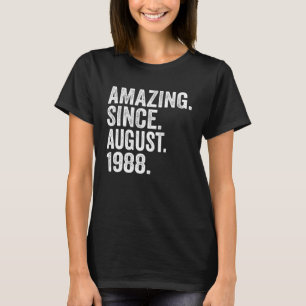 Fantastisk sedan augusti 1988 35 år gamla 35ar t shirt