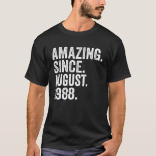 Fantastisk sedan augusti 1988 35 år gamla 35ar t shirt
