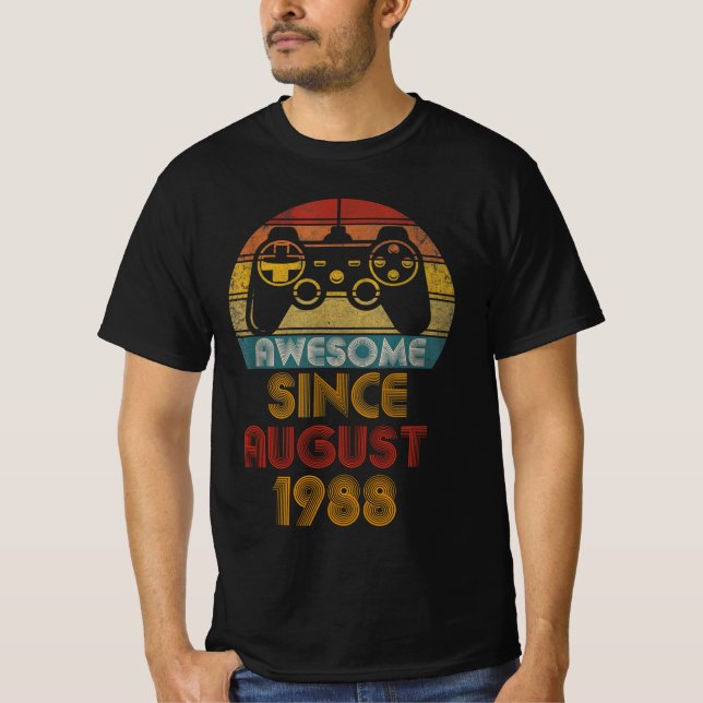 Fantastisk sedan augusti 1988 , spelaren i Grattis T Shirt (Framsida)