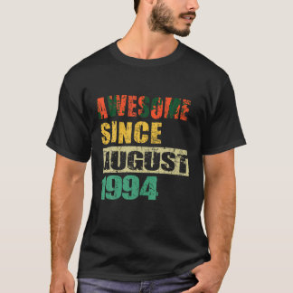 Fantastisk sedan augusti 1994 30 år gammal 30:e fö t shirt