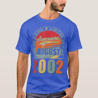 Fantastisk sedan augusti 2002 20 år gammal 20:e fö t shirt