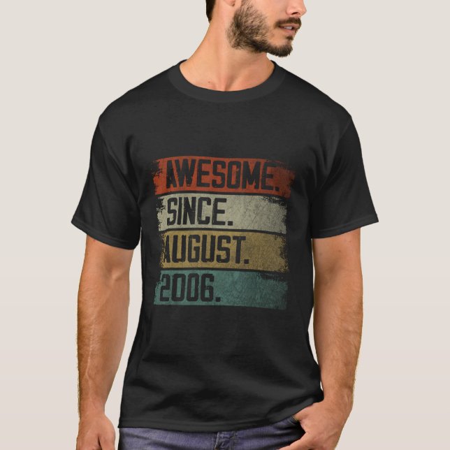 Fantastisk sedan augusti 2006 17 t shirt (Framsida)