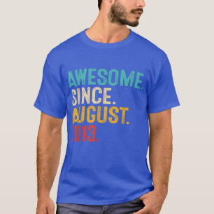 Fantastisk sedan augusti 2013 9:e födelsedagserbju t shirt