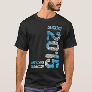 Fantastisk sedan augusti 2015 8 Födelsedag 1 T Shirt