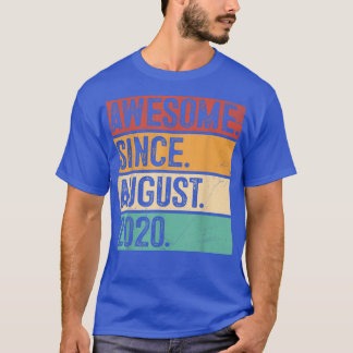 Fantastisk sedan augusti 2020 2:a födelsedagsprese t shirt