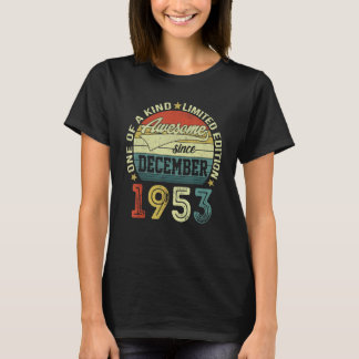 Fantastisk sedan december 1953 69 år gammal dag 69 t shirt
