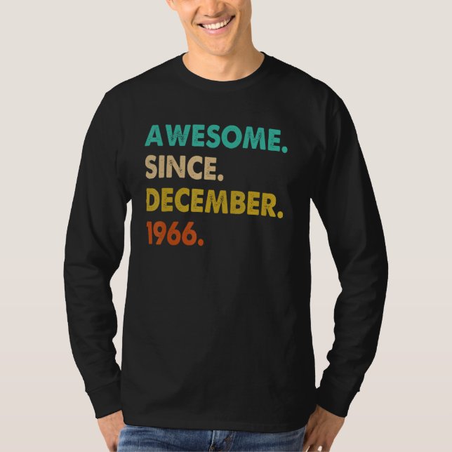 Fantastisk sedan december 1966 t shirt (Framsida)