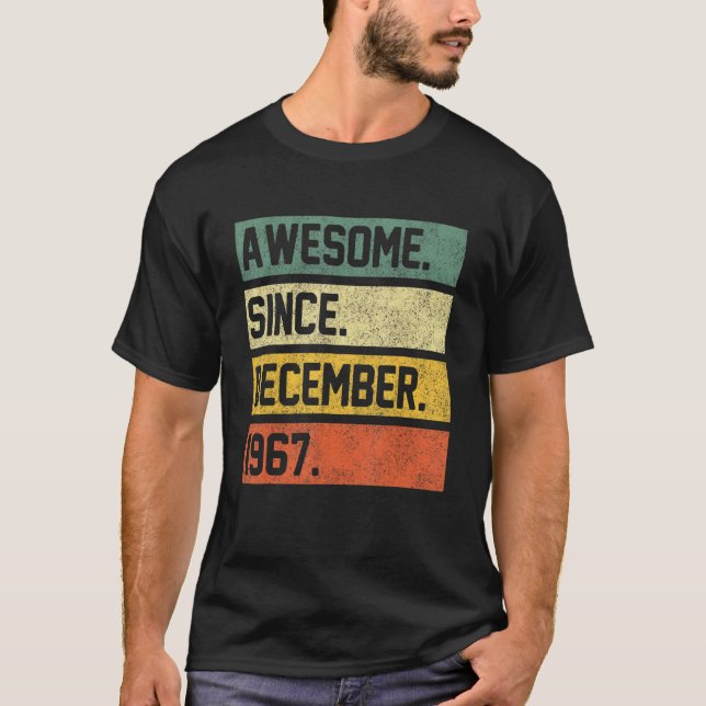 Fantastisk sedan december 1967 55 år gamla 55 t shirt (Framsida)