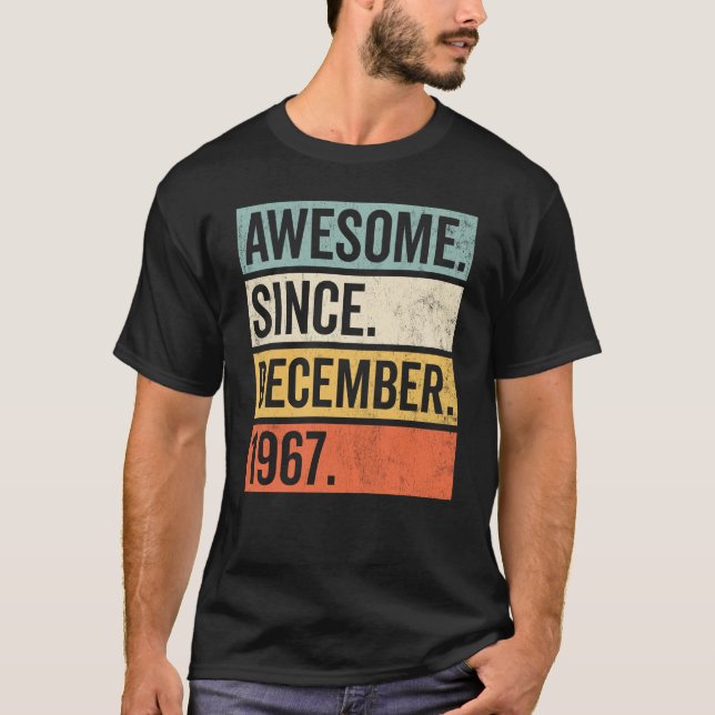 Fantastisk sedan december 1967 t shirt (Framsida)