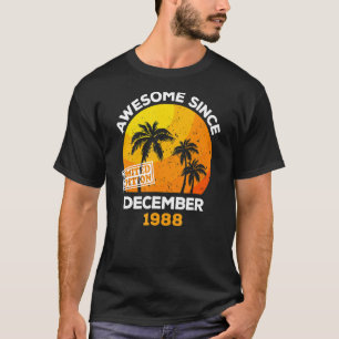Fantastisk sedan december 1988 Retro Manar & Women T Shirt